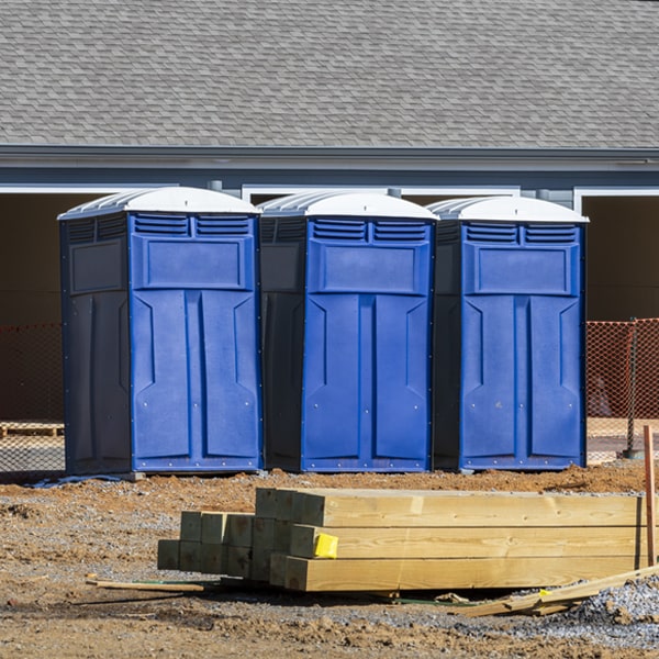 is there a specific order in which to place multiple portable toilets in Sperryville VA